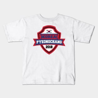 Team Korea Pyeongchang 2018 Kids T-Shirt